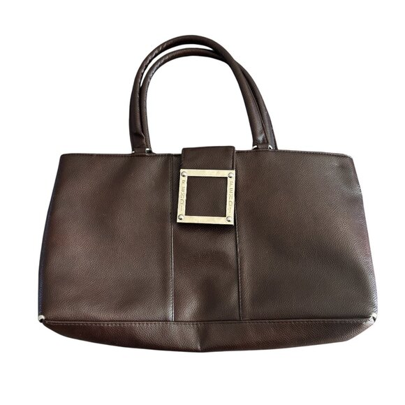 Fendi Brown Leather Tote Classic Shoulder Bag - Picture 1 of 7